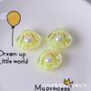 Llavero y Colgante para Teléfono de Resina con Perla Electrochapada Láser de Colores Accesorios DIY