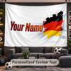 Germany national football team Personalized Tapestry Support Custom Name, Wall Art Home Decoration