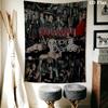 Custom Name Vampire Diaries Wall Tapestry Aesthetic Wall Hanging Printed Fabric Blanket Decorative Tapestries for Bedroom Living Room Home Decor