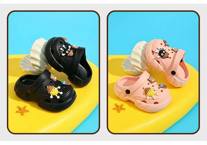EVA Kids' Non-slip Cartoon Clogs - Summer Indoor/Outdoor Sandals with Thick, Super Soft Sole for Boys and Girls