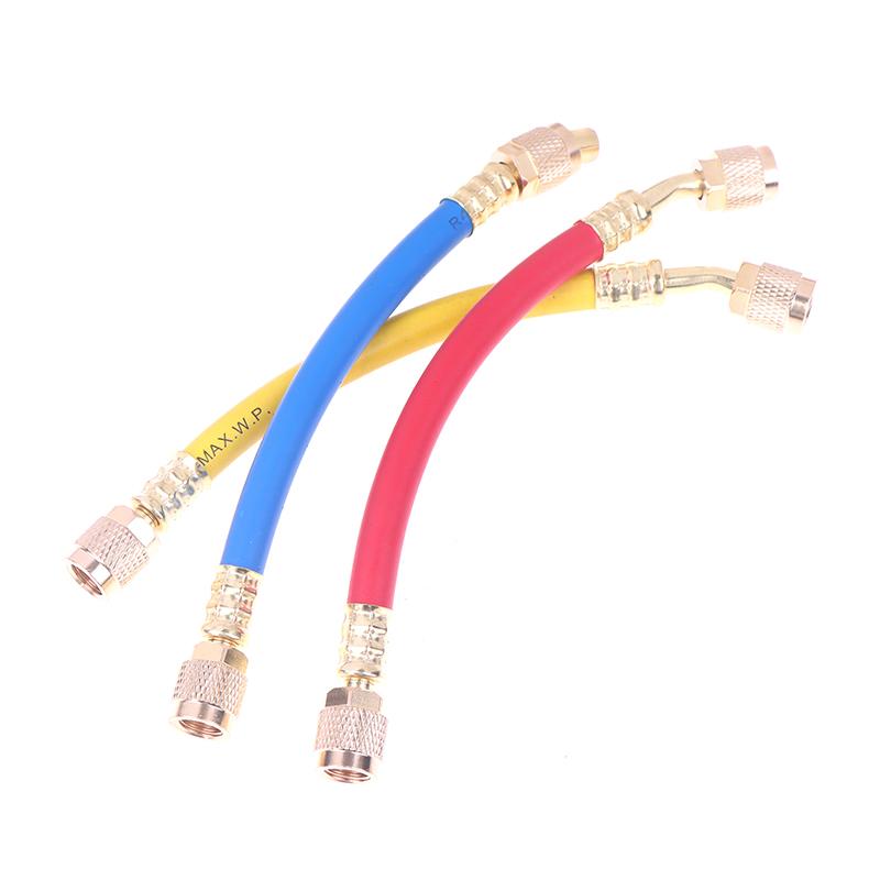 Refrigerant Charging Hose, 1/4 Sae Thread 800-4000Psi Tube Hvac Hoses, For Home Air Conditioner Refrigeration Maintenance