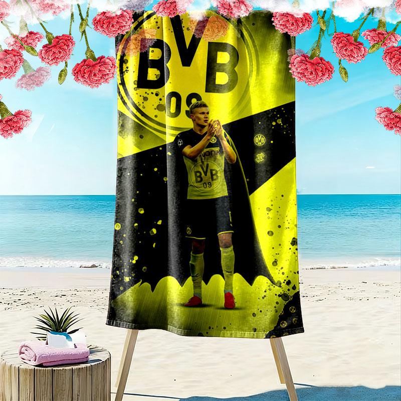 Erling Haaland GOAT Beach Towel, Large Soft Quick Dry Towel for Beach Camping Swimming