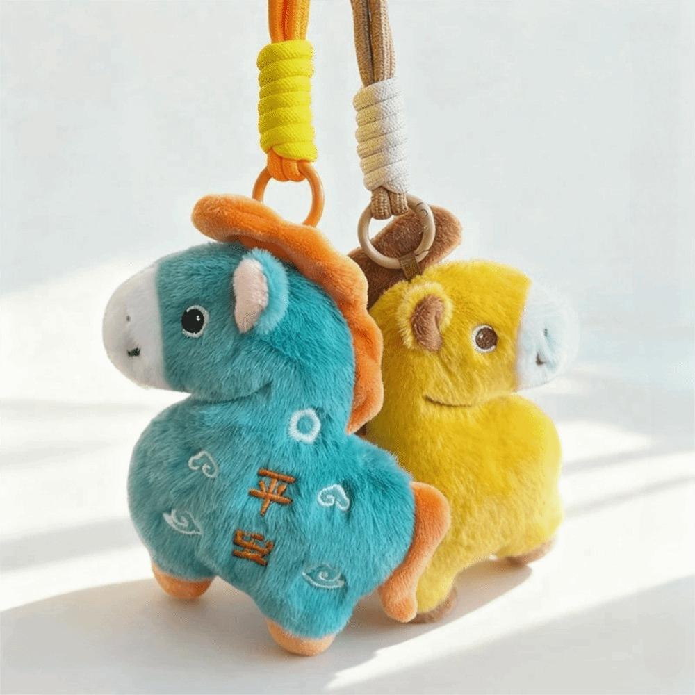 Year of Horse Year of The Horse Plush Toy Fluffy Horse Doll Pendant  Pony Pendant Gift