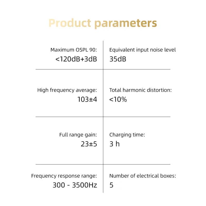 Compartiment de charge magnétique binaural, aide auditive sans fil, apparence Bluetooth, amplificateur de son, haut-parleur