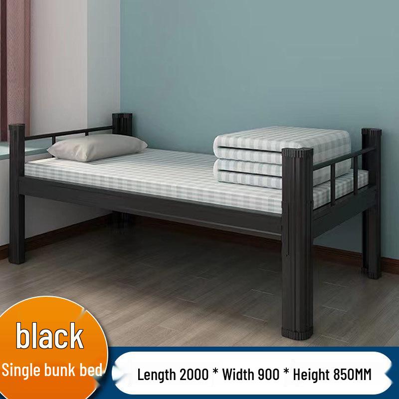 Double-Layer Steel Bunk Bed for Dorms, Apartments, and Worksites