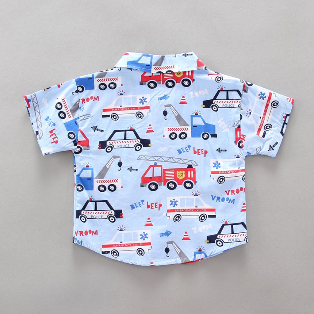 1-4Years Infant Baby Boys Clothes Set Cartoon T-shirt Tops+Shorts Summer Outfits