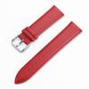 Universal Calfskin Leather Watch Strap Soft Material Watch Band 12/14/16/18/20/22mm Wristbands with Silver Stainless Steel Clasp
