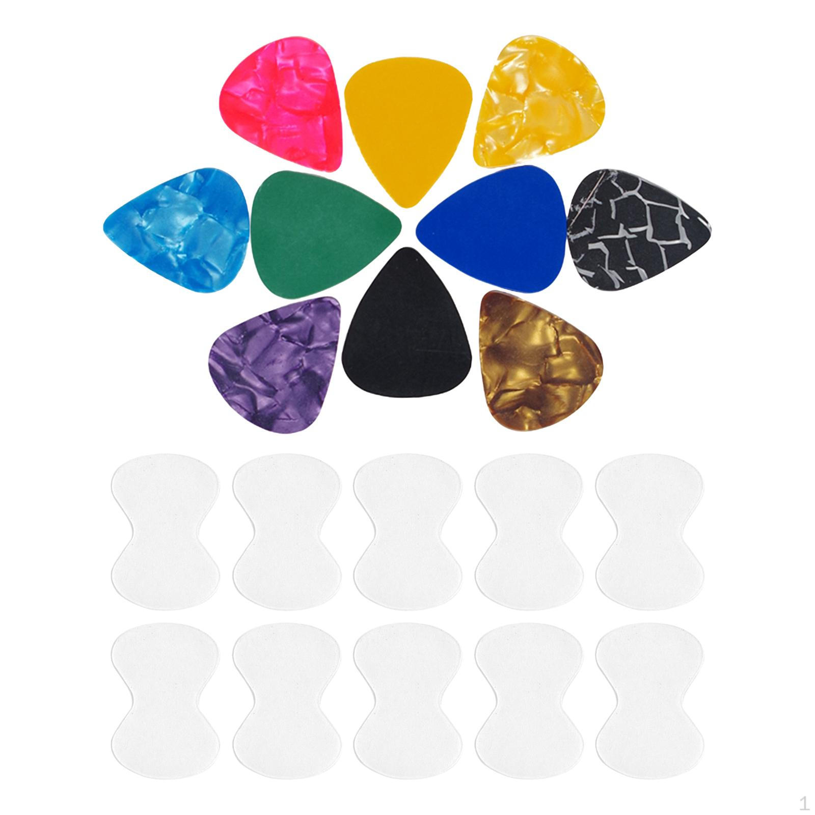 

Grips for Guitar Picks Comfortable Dropping Accessories Durable Pick Clear 20pcs