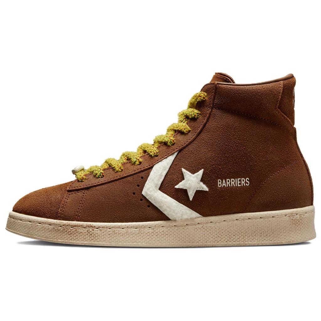 Barriers x Converse Pro Leather The North Star Unisex Sneaker Braun Mönchskutte Schwarz A01787C