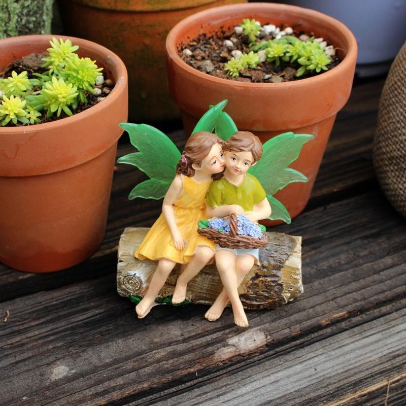 User Friendly Resin Glowing Flower Fairies Statue With Nightlight Perfect For Bedroom Lawn Ornaments Gift