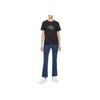 Calvin Klein Jeans Minimalist Letter Print Round Neck Short Sleeve T-Shirt Women T-Shirts Black 40WL259-UB1