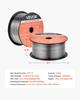 Flux Core MIG Welding Wire, E71T-11 0.9mm 0.45kg, Gasless Mild Steel Welding Wire with Low Spatter for All Position Arc Welding, Self-Shielded for