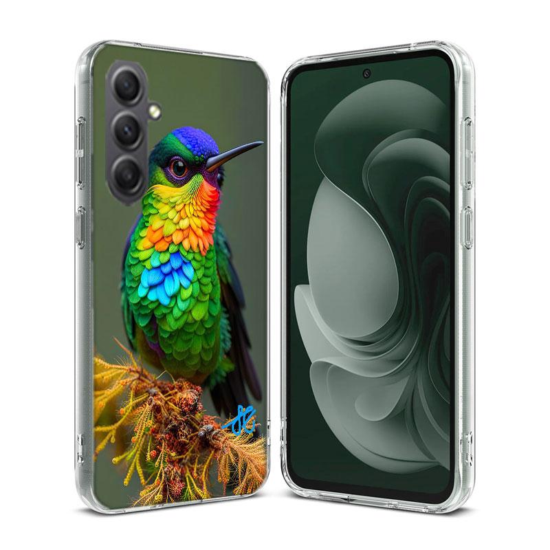 Hummingbird Phone Case for Samsung A16 A26 A36 A56 A17 A37 A57 A07 A06 A02S A03 A04S A05S Galaxy Note 20 10 A50S A71 A51 A31 A30