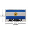 Toppa Bandiera Nord America: Messico, Portogallo, Argentina, Giamaica - Adesivo, Ricamo, Bracciale in Velcro