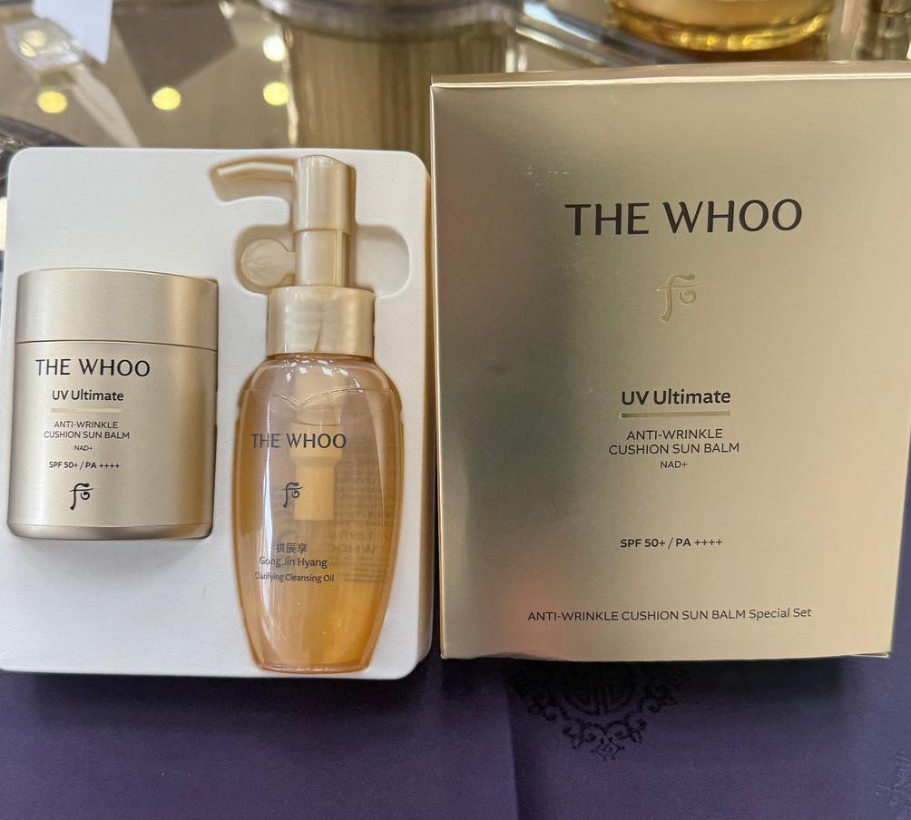 The history of whoo Gongjinhyang UV Ultimate Anti-wrinkle Cushion Sun Balm NAD+ / Moisturizing, Korean Cosmetics, Kbeauty