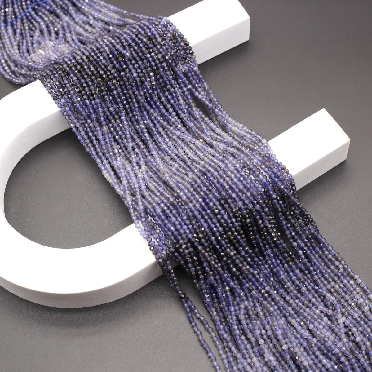 

Бусины из натурального камня турмалин/гранат/иолит граненые градиентные бусины для изготовления ювелирных изделий DIY ожерелье браслет серьги аксессуар 3mm