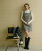 Eilubeu Wool Twill Mini Dress Aaradr001P