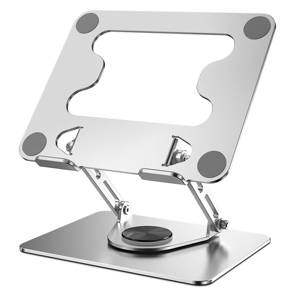 

L308 Portable 360° Rotating Tablet Stand for Devices Up to 17.3 Inches Foldable Desktop Holder A