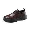 Low-top Thick-soled Heightening Big-headed Leather Shoes Men's Size 38-46, Spring and Autumn New Men's Time