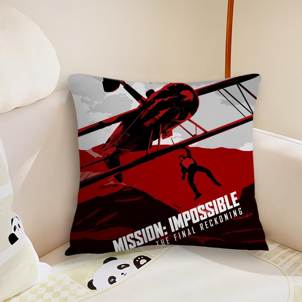 Mission Impossible Dead Reckoning cushion cover Sofa Decorative Home Headboard Bedroom Backrest Cushion Square Cushion Nap Time 30cmx30cm