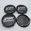4pcs Sport Edition Logo Emblem 61MM (I.D 56MM ) Car Wheel Center Caps Accessories for 106a Wheels Hub Rim Hubcaps Cover Replacea106