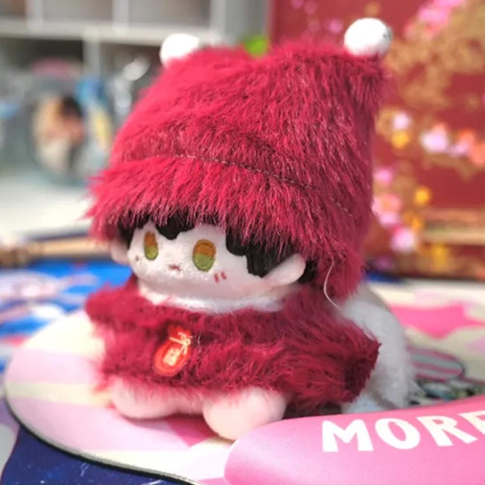 T-shirt Doll Clothes Outfit Hat Doll Dress Up Set 10cm Cotton Doll Clothes  Doll Accessories