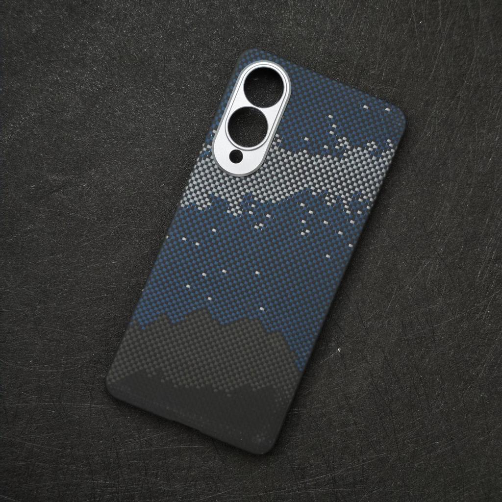 Ultra Thin Lightweight Slim Case for Samsung Galaxy S25 Edge Aramid Fiber Protective Cover Magnetic Carbon Fibe