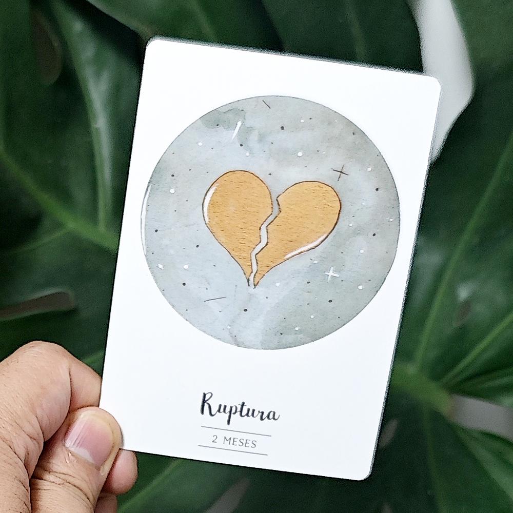 Romantic Love Oracle Deck 42 Pcs Heart Chakra Oracle Cards 10.5*7.5cm In Spanish Language