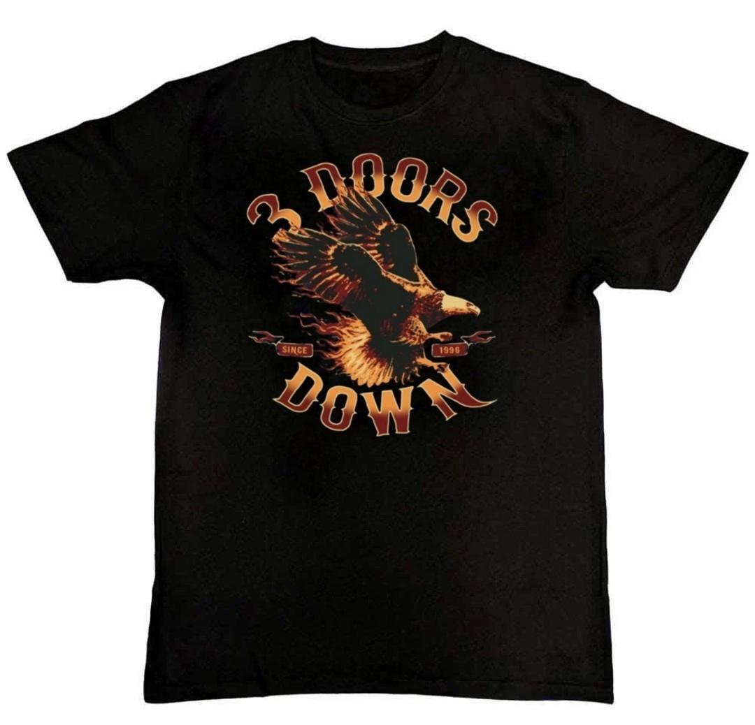 3 Doors Down band Graphic Print Mens T-Shirt S
