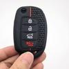 Silicone Protective Case for Hyundai Tucson/Santa Fe IX45 3+1 Button Folding Remote Key