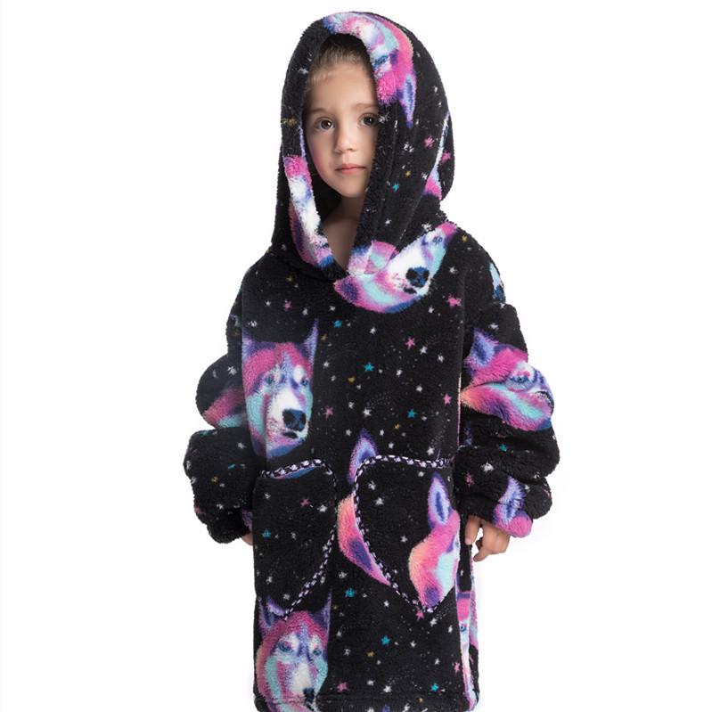 Herbst/Winter Übergröße Kapuzen-Decke - Unisex, Warm, Lockere Passform für Paare