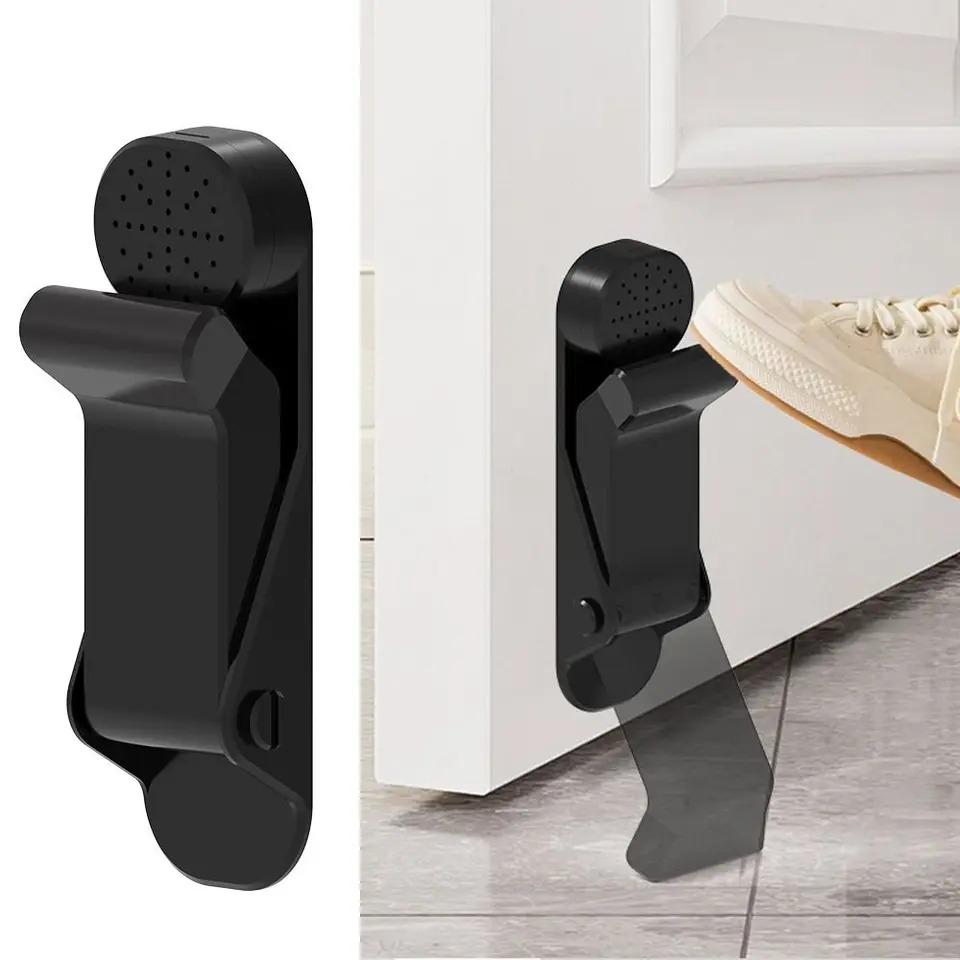 Windproof Magnetic Door Stopper Sliding Door Door Stopper Foot Door Holder To Keep Door Open, With Wall And Floor Protector