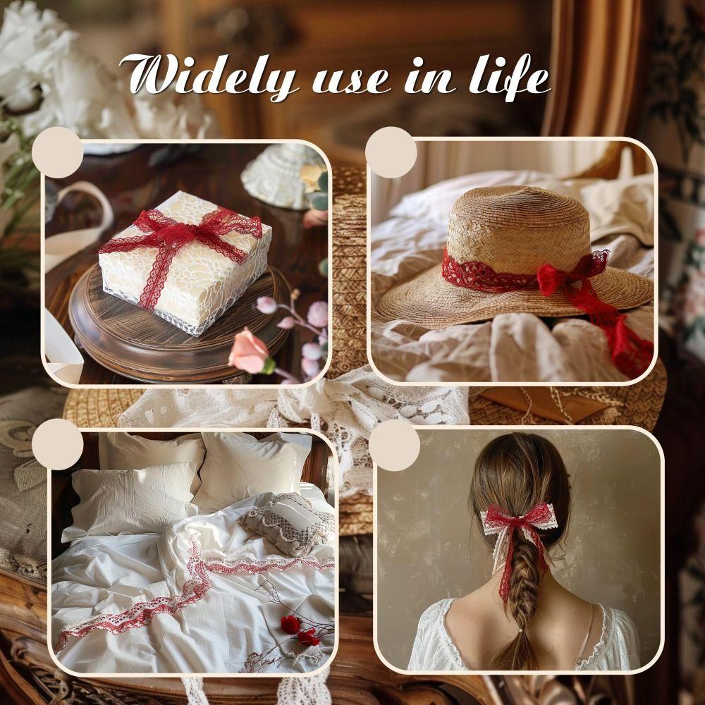 DIY Gift Wrapping Lace Satin Ribbons Bridal Bouquets Cake Packaging Single Face Ribbons Shiny Handmade Bows Silk Ribbons