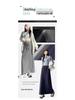 Women's Grey High-Waisted Drawstring Sports Skirt: 2025 Autumn/Winter Casual Loose Straight-Leg Half-Length.