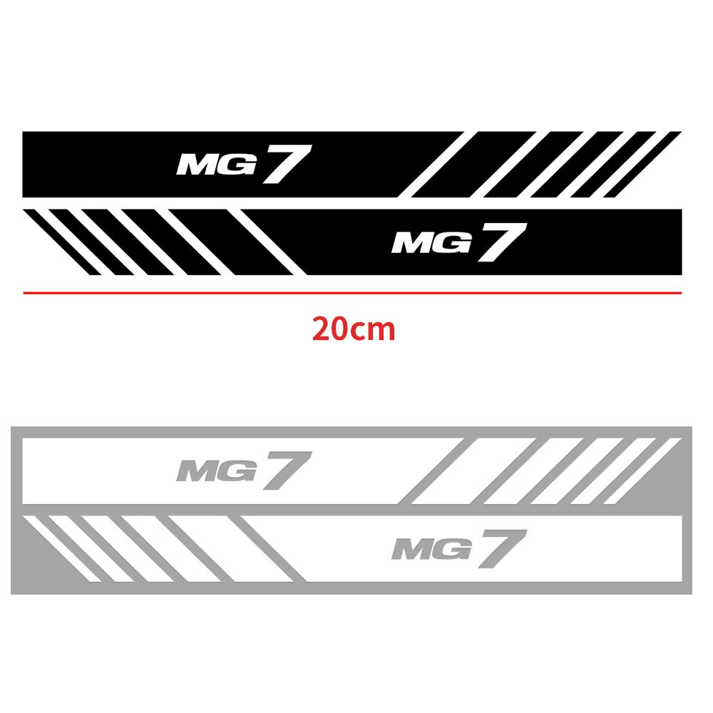 2PCS For MG ZS MG3 MG5 MG6 MG7 GT HS HECTOR 3SW Car Styling Rearview Mirror Decoration Stickers Auto Body PVC Decals Accessories dyw1
