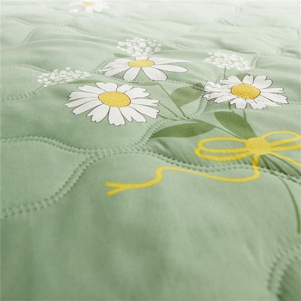 Cuvertură nouă tipărită cu aer condiționat Plăpuș moale, respirabil, subțire, cuvertură de pat, cearșaf subțire, spălat, lenjerie de pat rece din bumbac