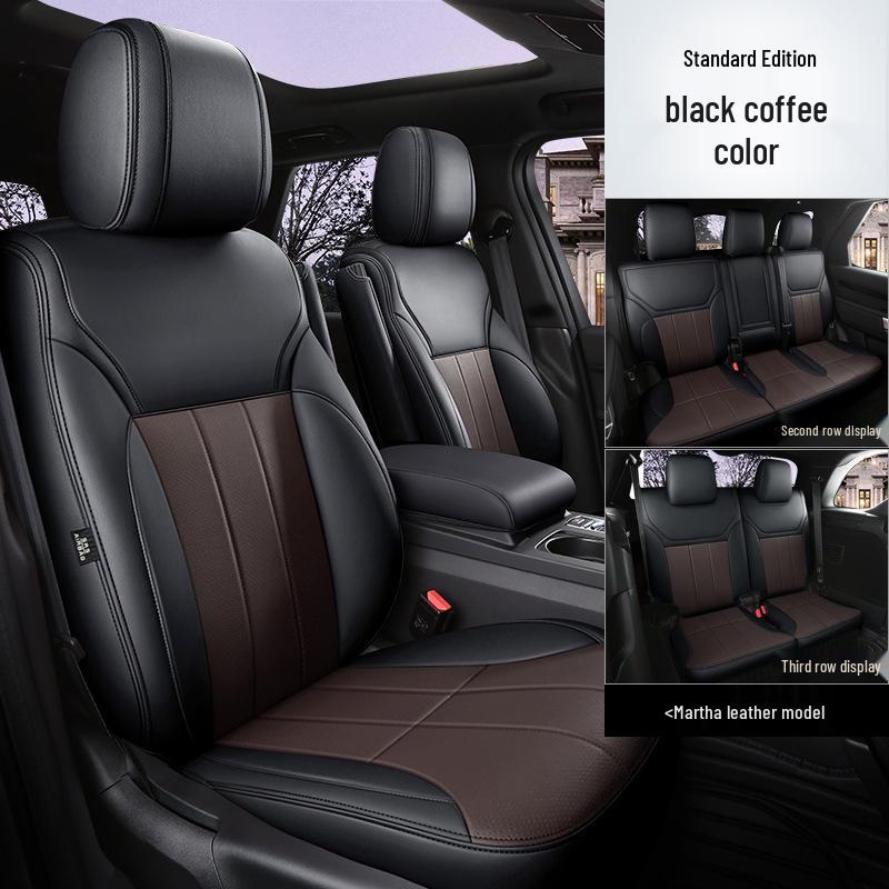 All-Season Universal Leather Seat Cover, Wear-Resistant, Full Coverage, Fits All Car Models