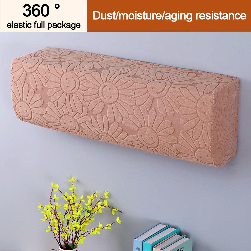 1Pcs Wall Mounted Air Conditioning Cover Elastic Fabric Air Conditioner Protector Fan Dust Cover