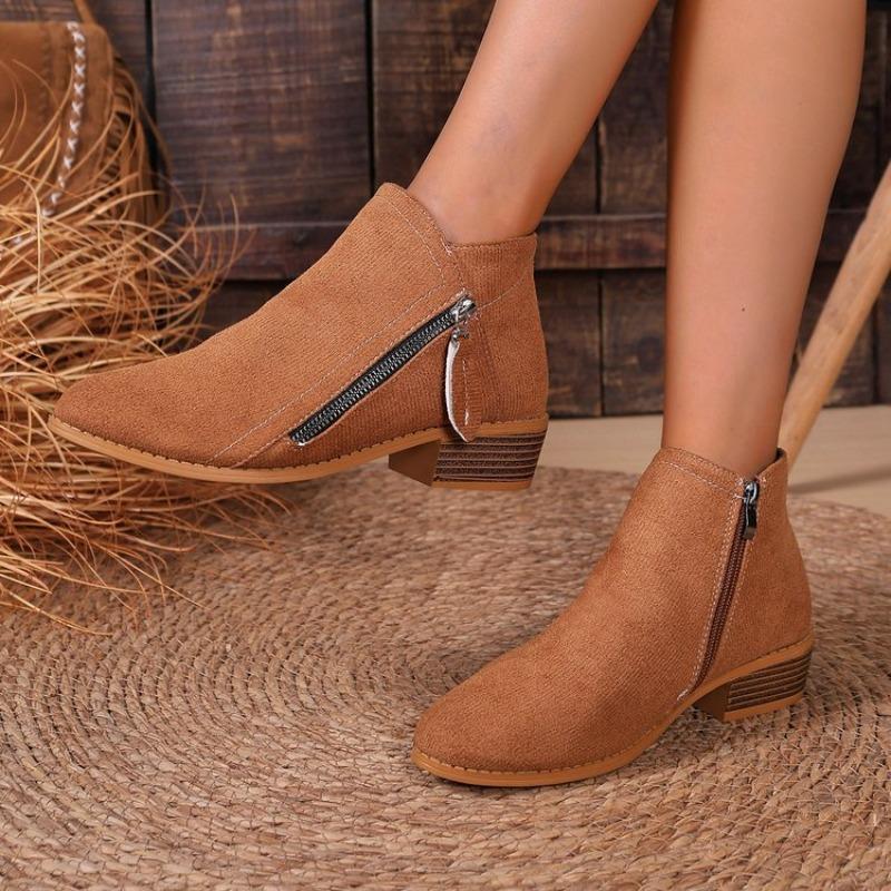 Women Ankle Boots 2026 New Square Heel Platform Boots Women Sexy High Heels Shoes Winter Casual Fashion Boots