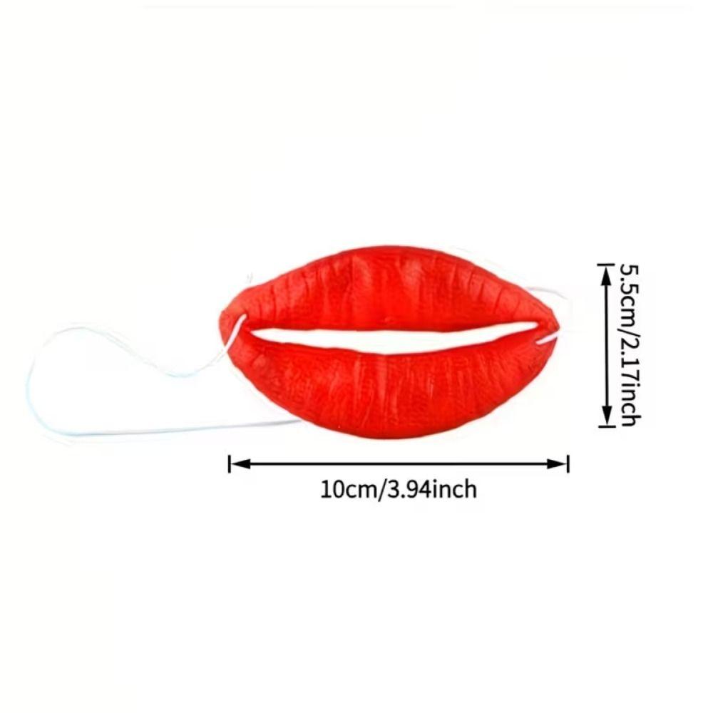 Thick Big Mouth Lips Props Prank Items Sausage Mouth Decor Big Lips Prank Toys April Fool's Day