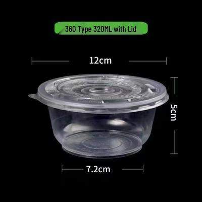 ZISIZ Disposable Plastic Bowls