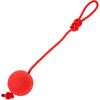 ABOOFAN Dog Ball On a Rope Rubber Rope Balls Tug Ball Toy for Medium and Small Dog Chew, Pull, Throw, Tug