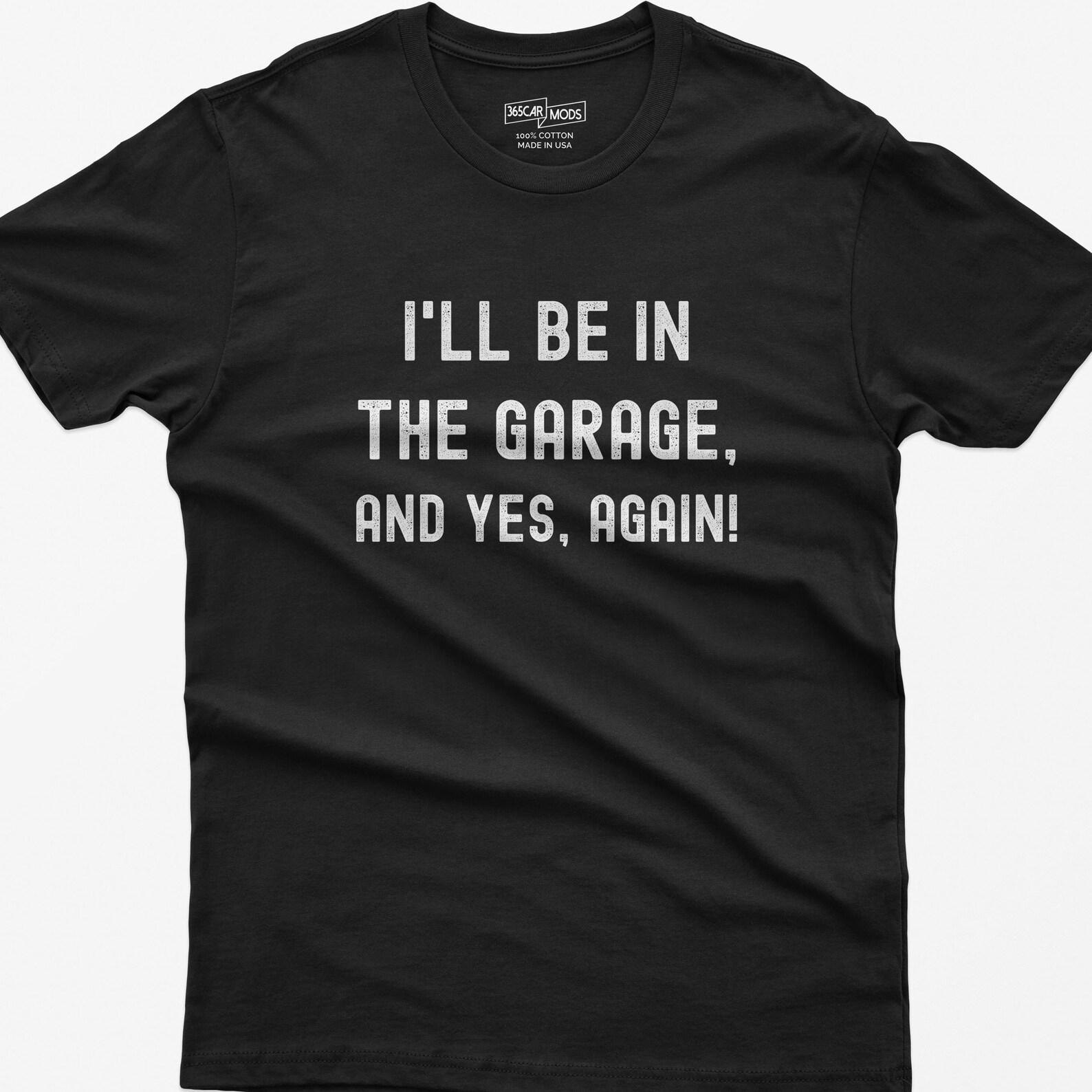 Funny Garage T-Shirt: Handyman Mechanic Gift for Husband 3XL