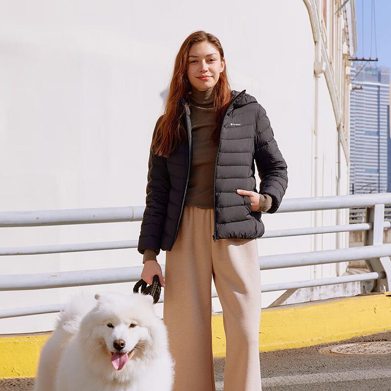 Tambor Women's Lightweight Short Hooded Down Jacket