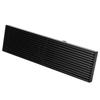 Linear Shower Floor Drain with Removable Cover 304 Stainless Steel Matte Black 30cm