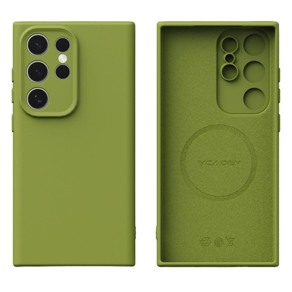 YCADEN For Samsung Galaxy S24 Ultra Case Compatible with MagSafe Precise Cutouts TPU Phone Back Cover