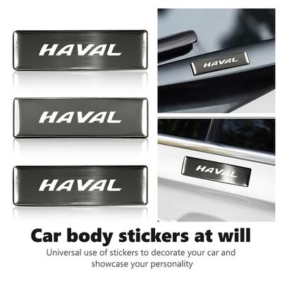 Pour Haval Autocollant Métallique Badge en Aluminium Emblème Autocollant Accessoires de Voiture H6 F7 H9 H2 Jolion F7X F7H H5 H7 H2S H8 H3 H4 H1 F5 M4