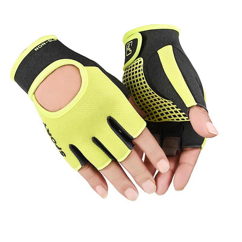 

Fitness gloves half finger men and women couples sports long wrist guards equipment weightlifting bench press non-slip breathable dumbbell gloves XL