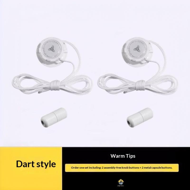 Automatic Tieless Shoelaces Simple Install Swivel Buckle Thick Anti-slip Rope for Men Women Kids Sports Shoes Casual Sneakers