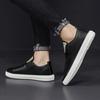 Mens Slip On Shoes Leather Male Comfortable Skate Footwear Outdoor Men All-match Sneakers Breathable Men's Classic Flats